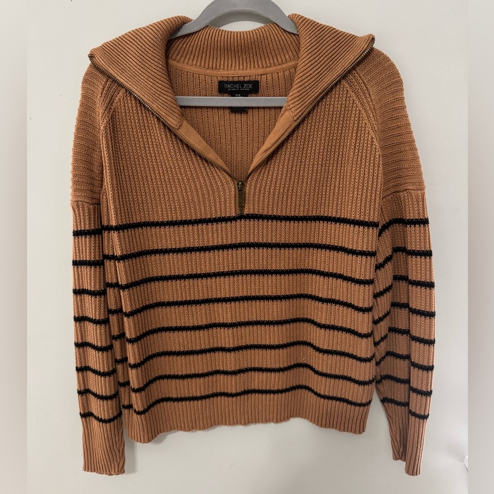 Rachel Zoe Brown Knit Sweater